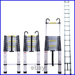 2.6-6.2M Multi-Purpose Alu/Steel Telescopic Folding Ladder Heavy Duty Extendable