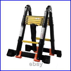 3.8-6.6M Heavy Duty Multi-Purpose Aluminium Telescopic Extendable Folding Ladder