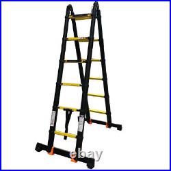 3.8-6.6M Heavy Duty Multi-Purpose Aluminium Telescopic Extendable Folding Ladder
