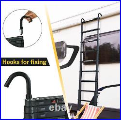 Aluminium Working Ladder Telescopic Folding Heavy Duty Multi-Purpose Ladder Hook