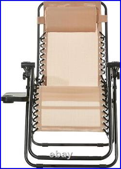 Amazon Basic Zero Gravity Chair with Folding Table Set