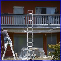 EN131 Heavy Duty Multi-Purpose Alu Telescopic Folding Ladder Extendable ladder