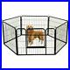 Heavy Duty Folding Puppy Dog Cat Play Pen Run Enclosure Indoor Outdoor Run Cage