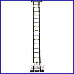 Heavy Duty Multi-Purpose Aluminium Telescopic Folding Ladder Extendable A Frame
