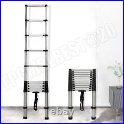 Heavy Duty Multi-Purpose Steel Telescopic Folding Step Ladder Extendable Loft
