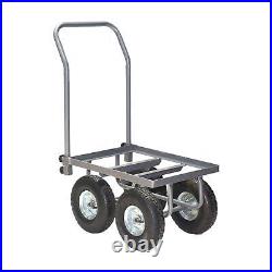 Heavy Duty Platform Trolley Moving Flatbed Cart Folding Platform Truck for