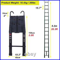 Multi-Purpose Aluminium Telescopic Ladder Extendable Heavy Duty Folding Ladders