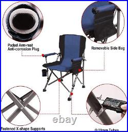 REDCAMP Oversized Folding Camping Chair for Heavy People 200kg, Deluxe Large