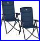 TIMBER RIDGE Camping Chairs for Adults Set of 2 Heavy Duty Folding Chairs